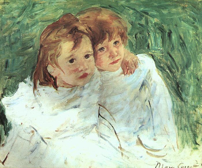 Mary Cassatt The Sisters Sweden oil painting art